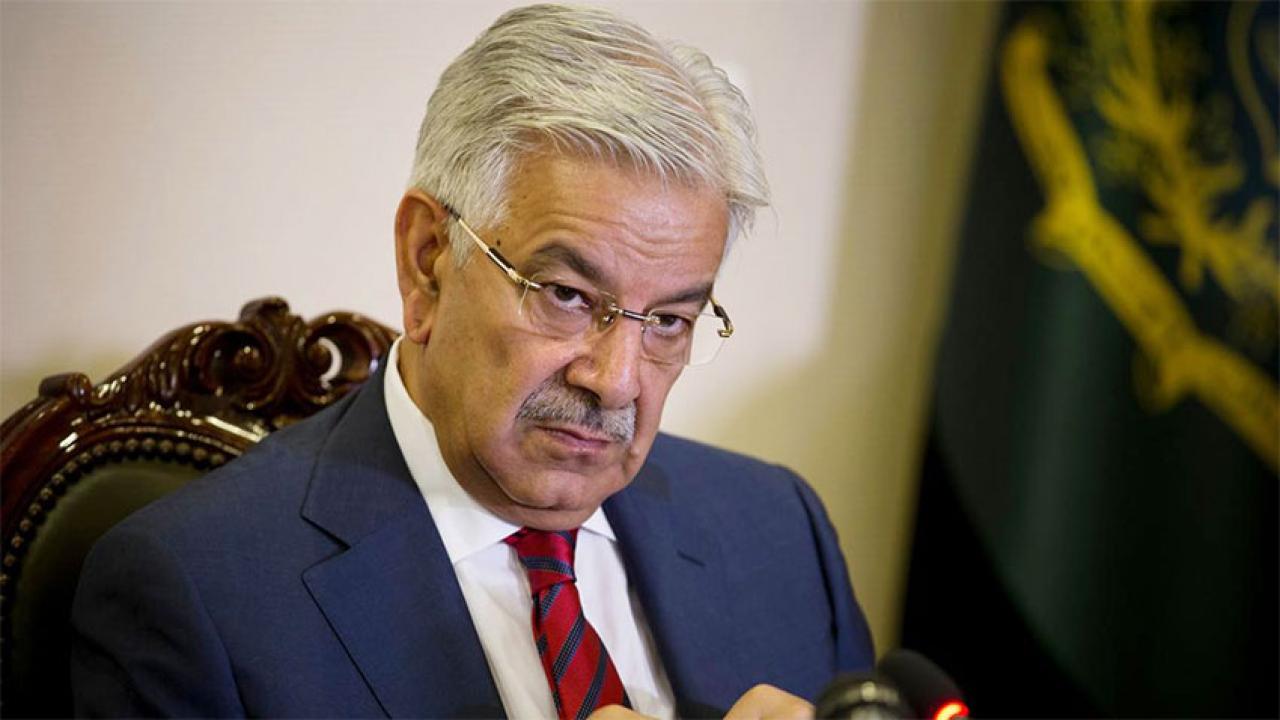 পাকিস্তানের প্রতিরক্ষামন্ত্রী খাজা আসিফ